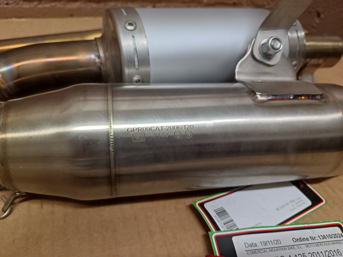 ESCAPE GPR APRILIA RS 125