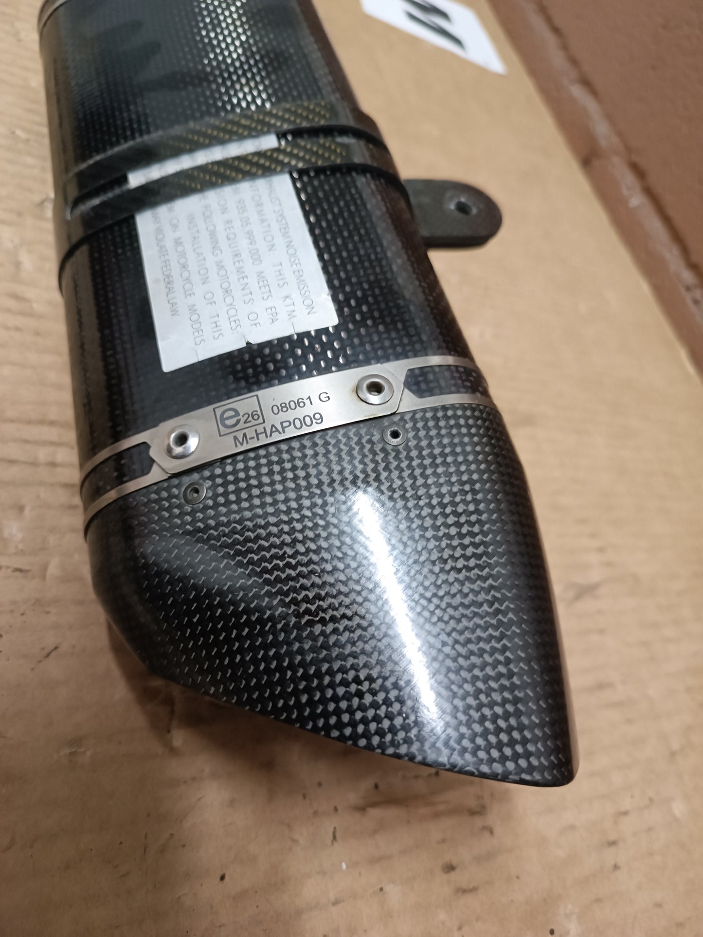 ESCAPE AKRAPOVIC KTM DUKE 125/390