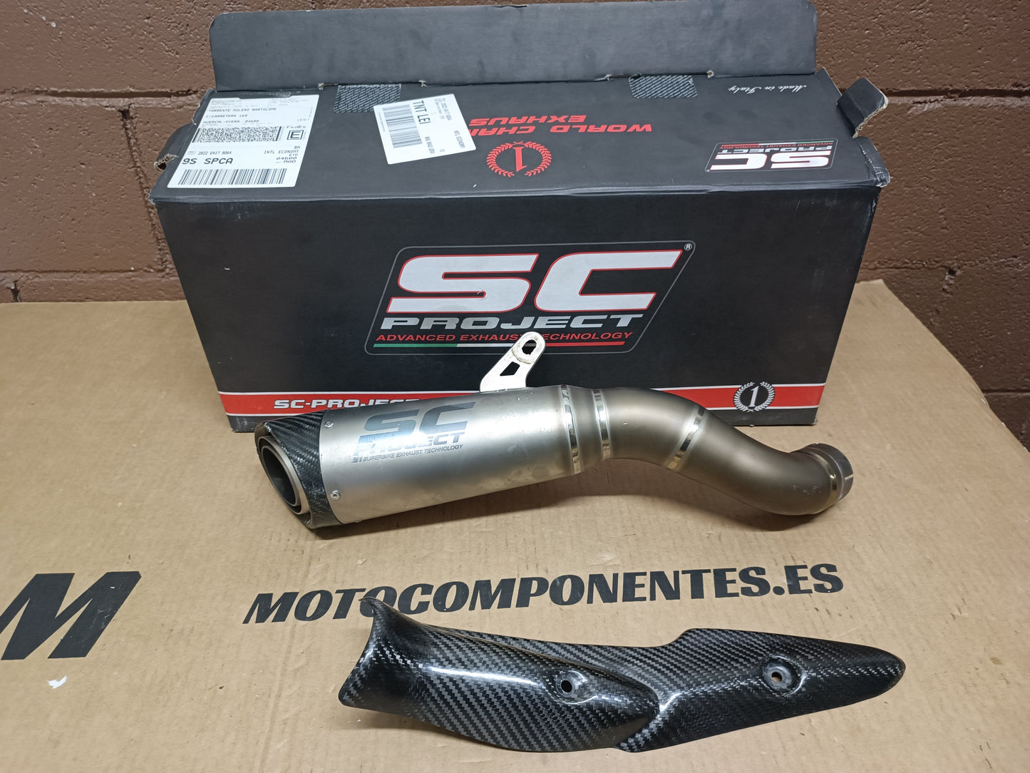 ESCAPE SC Project S1 TitanioSC Project S1 Titanio KAWASAKI z900